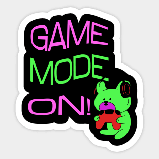 Game mode on! Tee Sticker